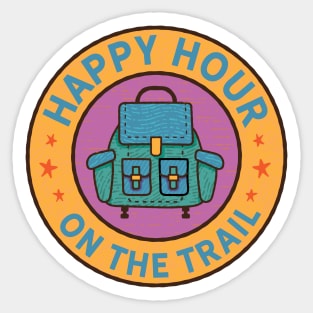 Happy Hour on the Trail Sticker